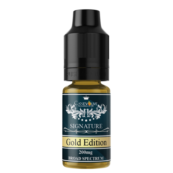 Canevolve Gold Edition CBD E-Liquid 200mg 10ml (Signature Series 50/50)