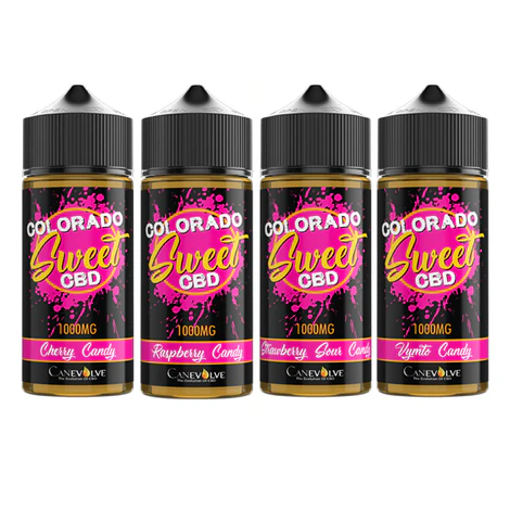 Colorado Sweet CBD E-Liquid 1000mg 100ml (50/50 VG/PG, Candy Flavours)