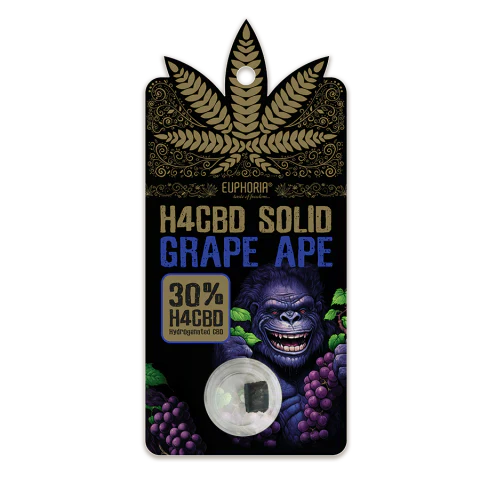 Euphoria H4CBD Solid Hash 30% – Grape Ape (1g Full Spectrum)
