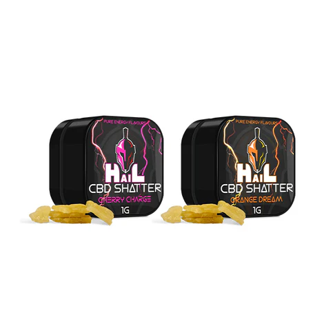 Hail Energy CBD Shatter 98% 1g – High-Purity CBD Concentrate (5 Flavours)