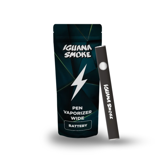 Iguana Smoke 510 Thread Wide Vape Battery (400mAh, USB-C Adjustable Voltage)