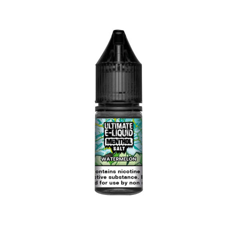 10mg Ultimate E-liquid Menthol Nic Salts 10ml (50VG/50PG)