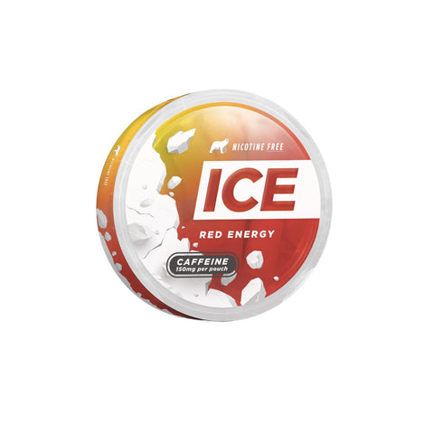 150mg Ice Range Red Energy Caffeine Pouches - 20 Pouches