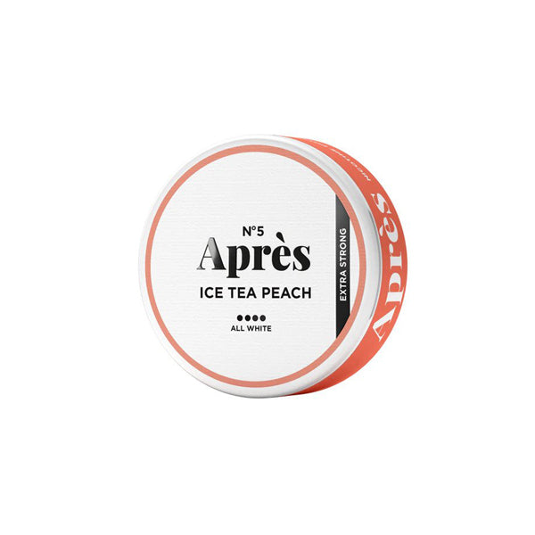 Après 15mg Ice Tea Peach Extra Strong Nicotine Snus Pouches 20 Pouches :: Short Dated Stock ::