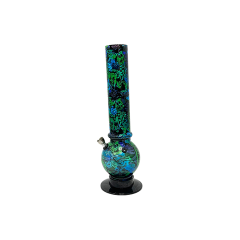 14" Mix Colour Graffiti Design Acrylic Bong - FAY (GS0212)