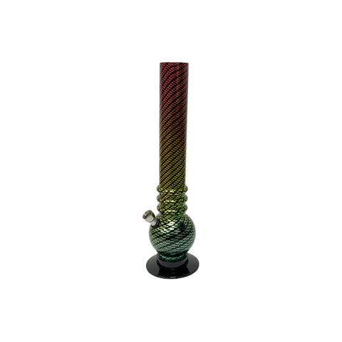 14" Carbon Fibre Print Acrylic Bong - FPY No.2 (GS2071)