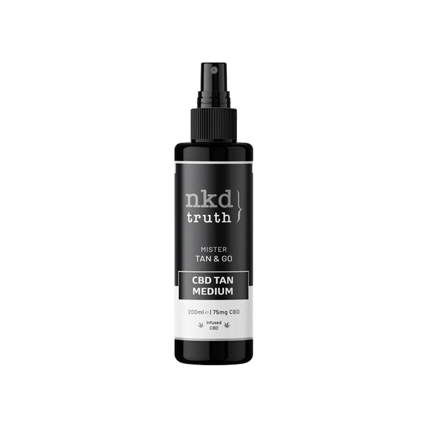 NKD Truth 75mg CBD Medium Self Tan - 200ml (BUY 1 GET 1 FREE)