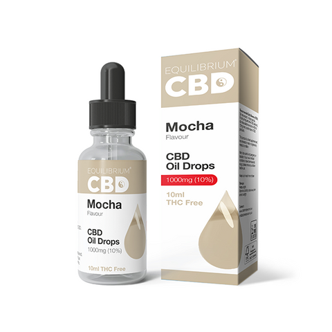 1000mg Equilibrium CBD Oil 10ml - Mocha Flavour