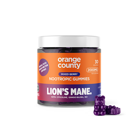 Orange County 2000mg Lion's Mane Gummies - 30 Pieces