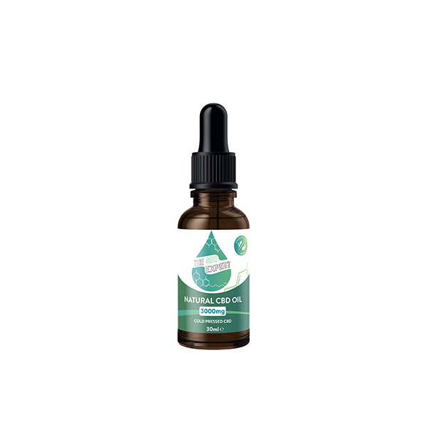 The CBD Expert 3000mg Cold Pressed CBD Oil - 30ml