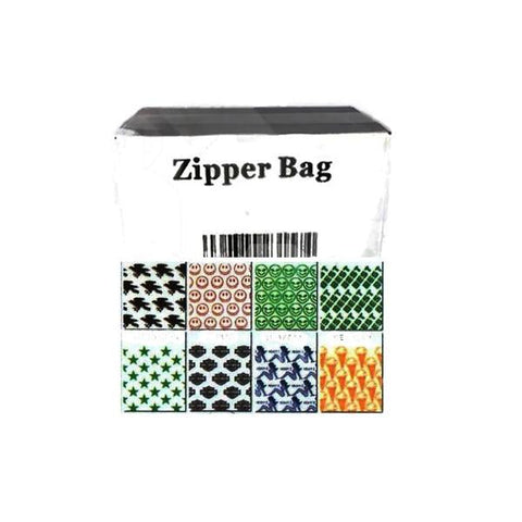 Zipper Branded  40mm x 40mm Brown Ice Cream Bags