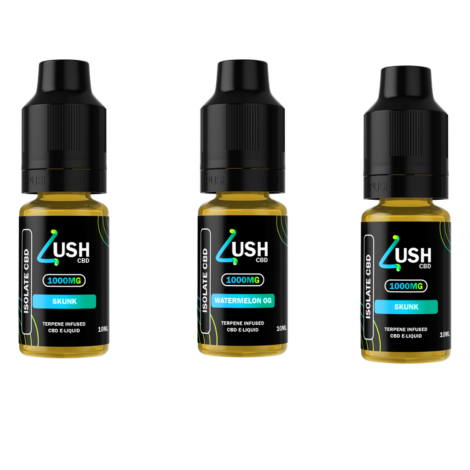 Lush CBD E-Liquid 10ml – Terpene Infused CBD Vape Juice