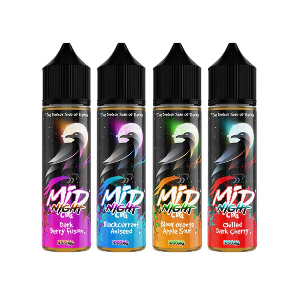 Midnight CBG 1000mg E-Liquid 50ml (50/50 VG/PG – CBG Isolate Vape Juice)