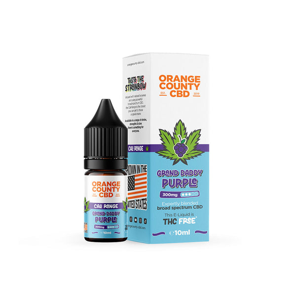Orange County CBD E-Liquid (10ml) - Grand Daddy Purple