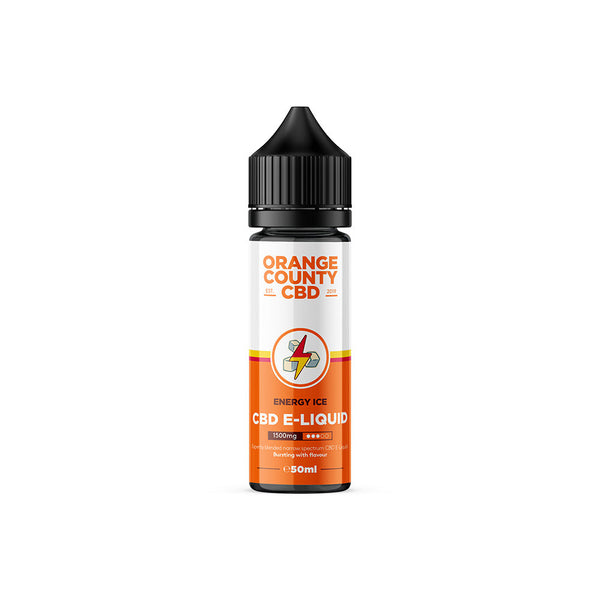 Orange County CBD E-Liquid 1500mg (50ml) - Energy Ice