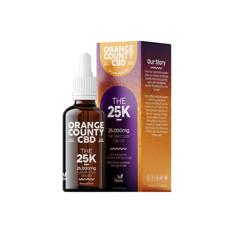 Orange County CBD 25000mg full spectrum CBD Oil (100ml)