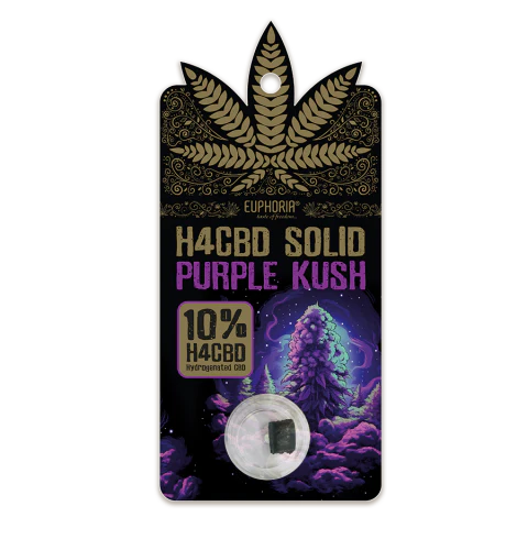 Euphoria H4CBD Solid Hash 10% - Purple Kush Terpenes (Hydrogenated CBD)