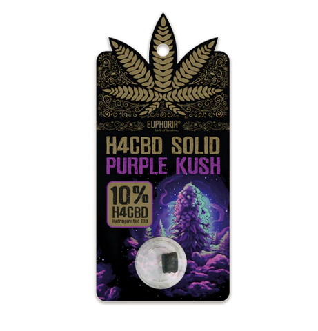Euphoria H4CBD Solid Hash 10% - Purple Kush Terpenes (Hydrogenated CBD)