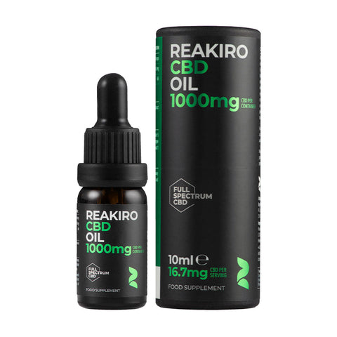 Reakiro CBD Oil 1000mg – 10% Full Spectrum