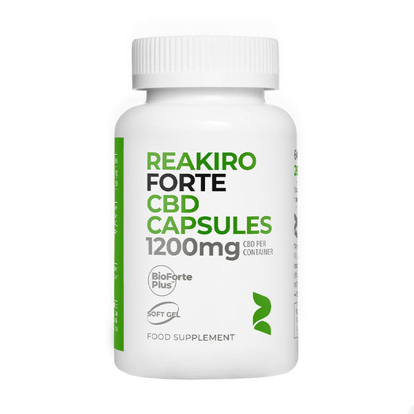 Reakiro Forte CBD Soft Gel Capsules 1200mg 60 pcs