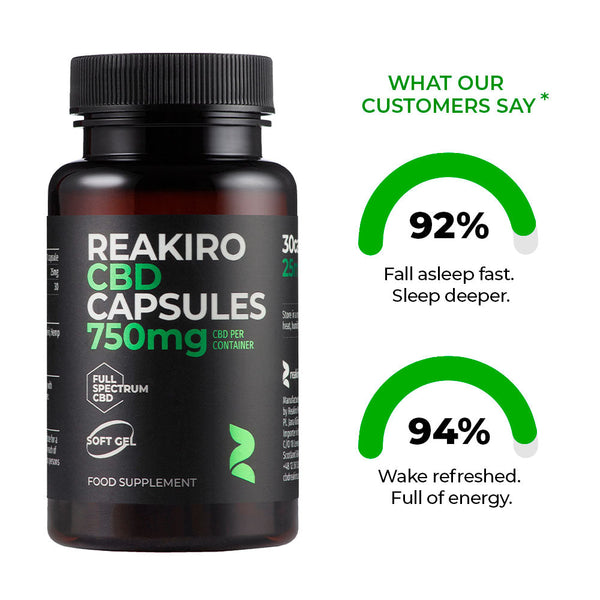 Hemp CBD Soft Gel Capsules 750mg 30pcs