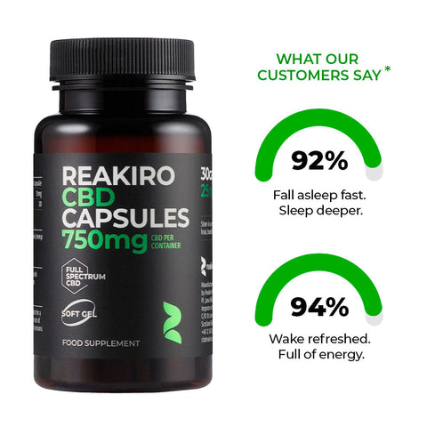 Hemp CBD Soft Gel Capsules 750mg 30pcs