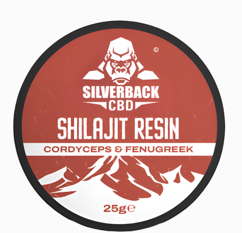 Silverback CBD Shilajit Resin with Cordyceps & Fenugreek – 25g