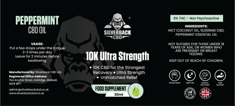 10,000mg Ultra Strength CBD MTC Oil