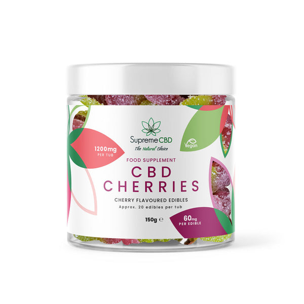 CBD Gummy Cherries (1200mg)