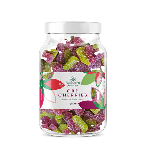 CBD Large Gummy Cherries (3200mg)