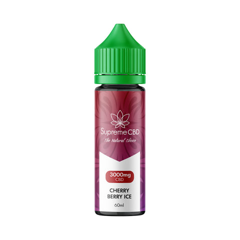 Supreme CBD E-Liquid 60ml (3000mg) - Cherry Berry Ice
