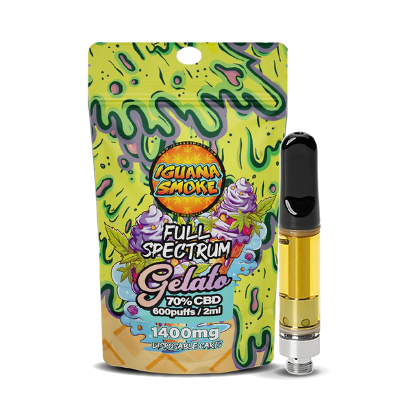 Iguana Smoke Full Spectrum CBD Vape Cartridge 2ml