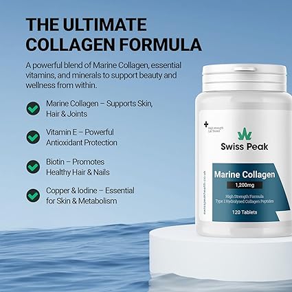 Marine Collagen Tablets 1200mg | 30 Servings