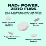NMN = NAD+ Supplement (600mg per Serving) Cellular Repair & Energy Metabolism
