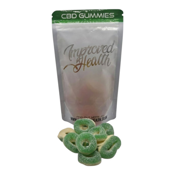 Broad Spectrum Apple Rings CBD Gummies – 40mg
