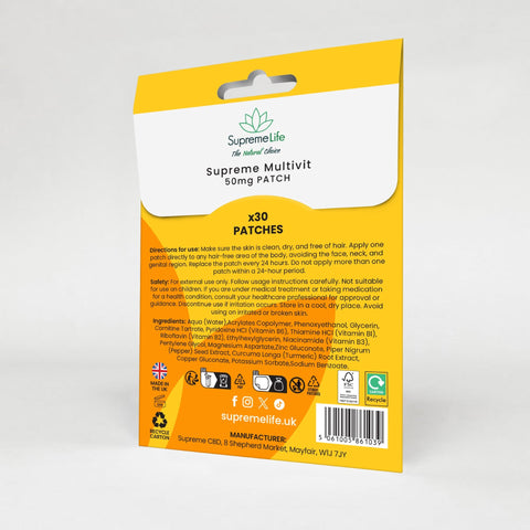 Multivitamin Patches 50mg