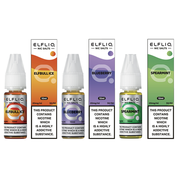 10mg ELFLIQ By Elf Bar 10ml Nic Salt (50VG/50PG) [5 FOR £10]