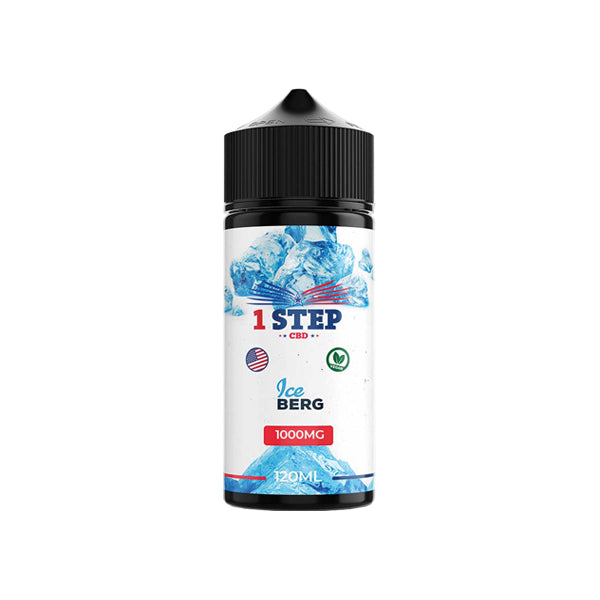 1 Step CBD 1000mg CBD E-liquid 120ml (BUY 1 GET 1 FREE)