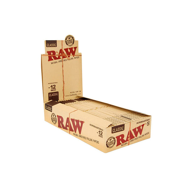 20 Raw Classic Supernatural 12 Inch Rolling Papers