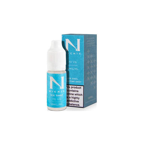 18mg Ice Cool Nic Shot 10ml by Nic Nic (70VG-30PG)