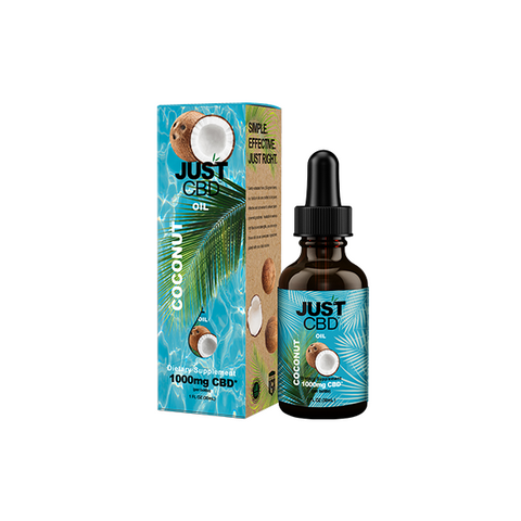 Just CBD 1000mg Coconut Oil Tincture - 30ml