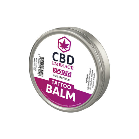 CBD Embrace 250mg Full Spectrum CBD Tattoo Balm