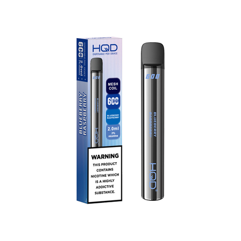 20mg HQD 600 Disposable Vape Device 600 Puffs [3 FOR £12.99]