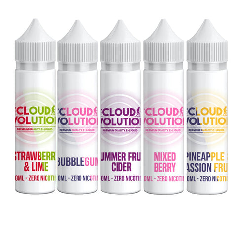 Cloud Evolution Premium Quality E-liquid 50ml Shortfill 0mg (70VG/30PG)