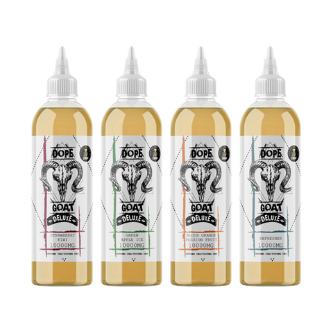 Dope Goat Deluxe 10,000 CBD + CBG E-liquid 250ml (70PG/30VG)