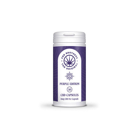 CBD Brothers Purple Edition 240mg CBD/CBDA Vegan Capsules - 30 Caps