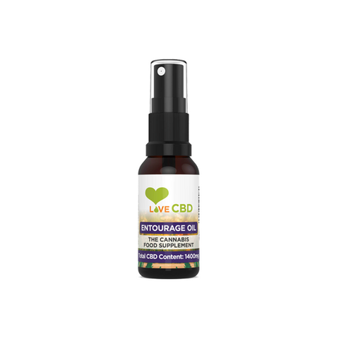 Love CBD 1400mg Entourage CBD Oil Spray - 20ml