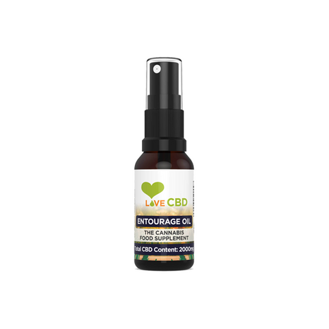 Love CBD 2000mg Entourage CBD Oil Spray - 20ml