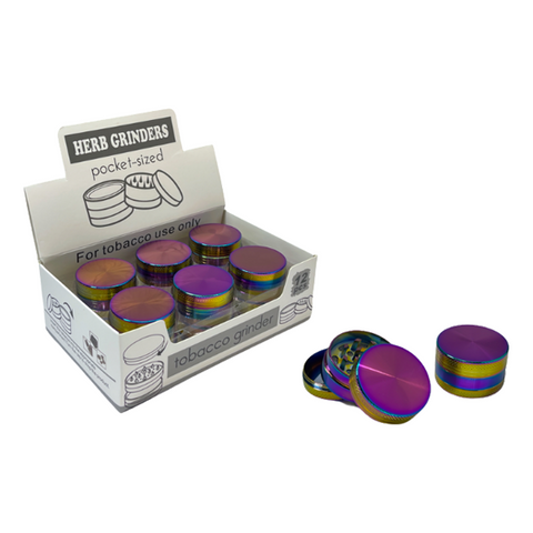 3 Parts Rainbow Metal Grinder - DK-5662-3