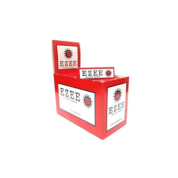 100 Ezee Red Cut Corner Regular Rolling Papers